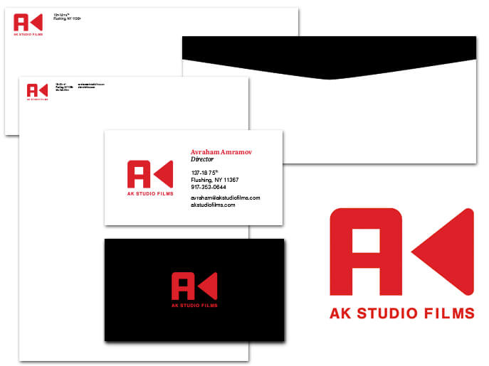 AK Studio Films Stationery