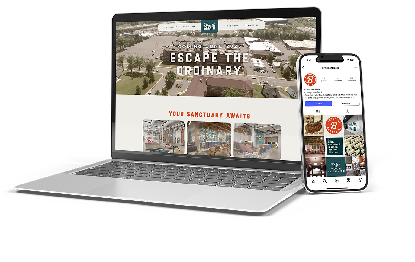 Bristle & Main Website