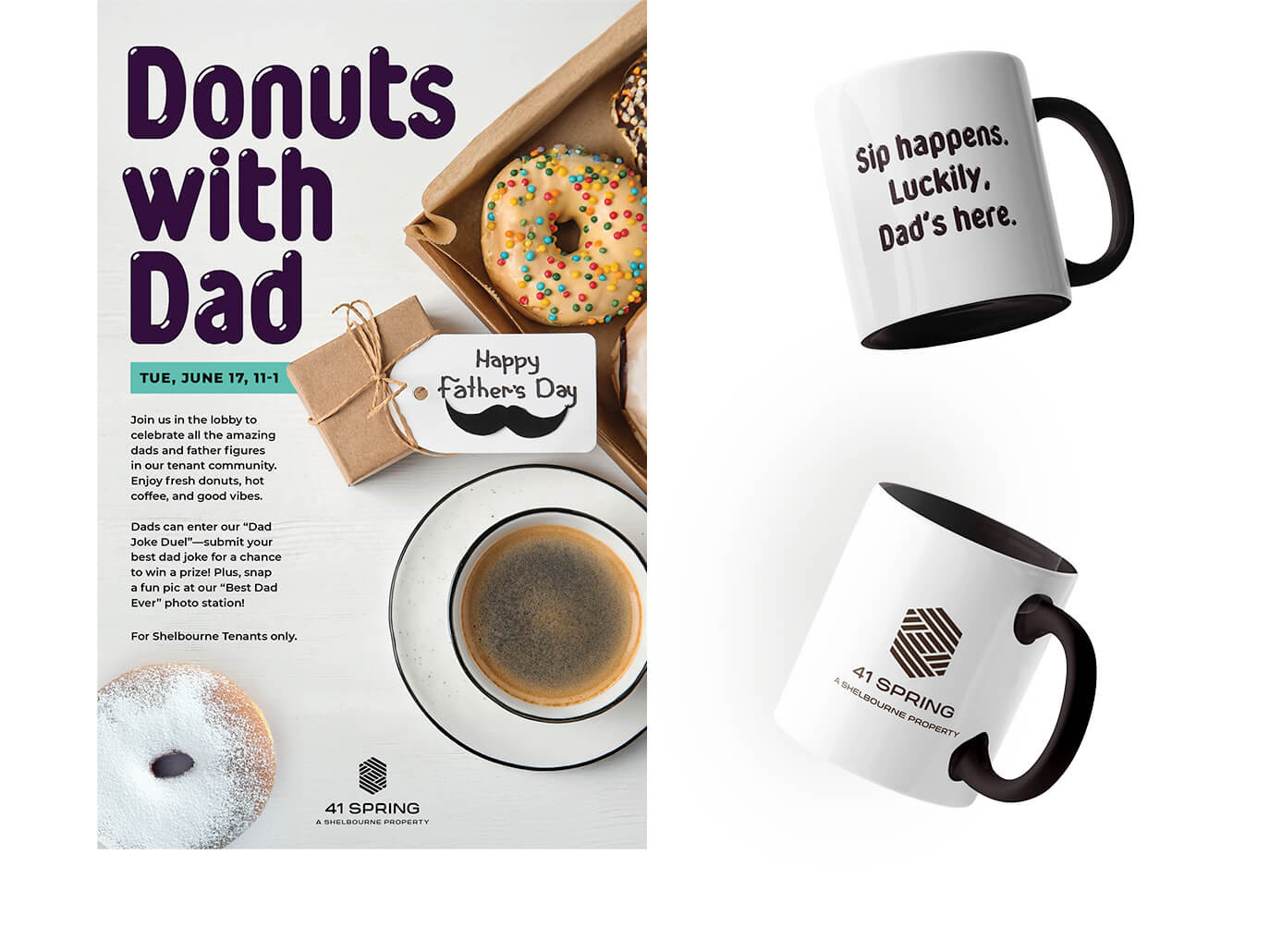 Father's Day Poster and Mugs
