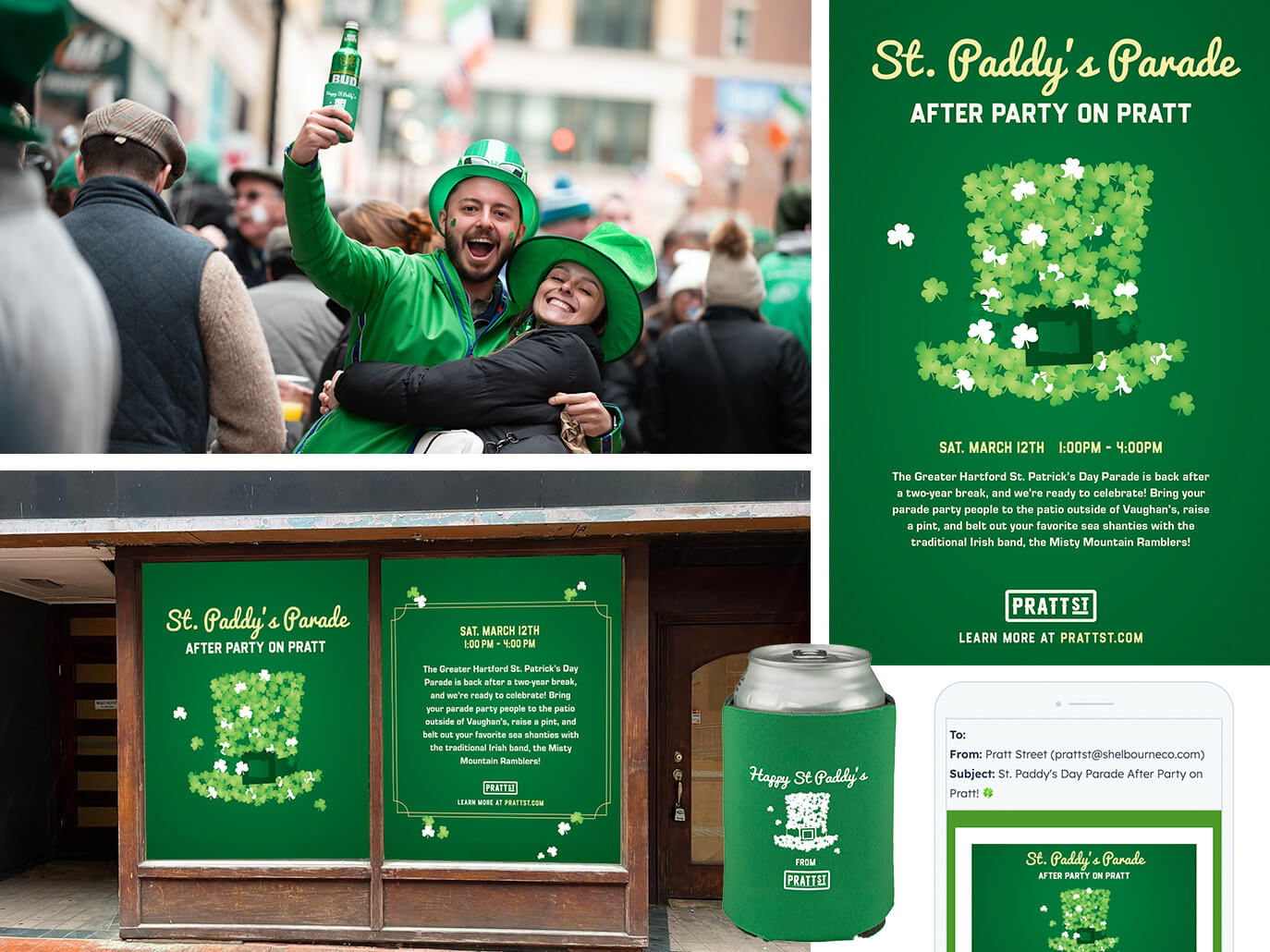 Pratt St St Patrick's Day Event Marketing