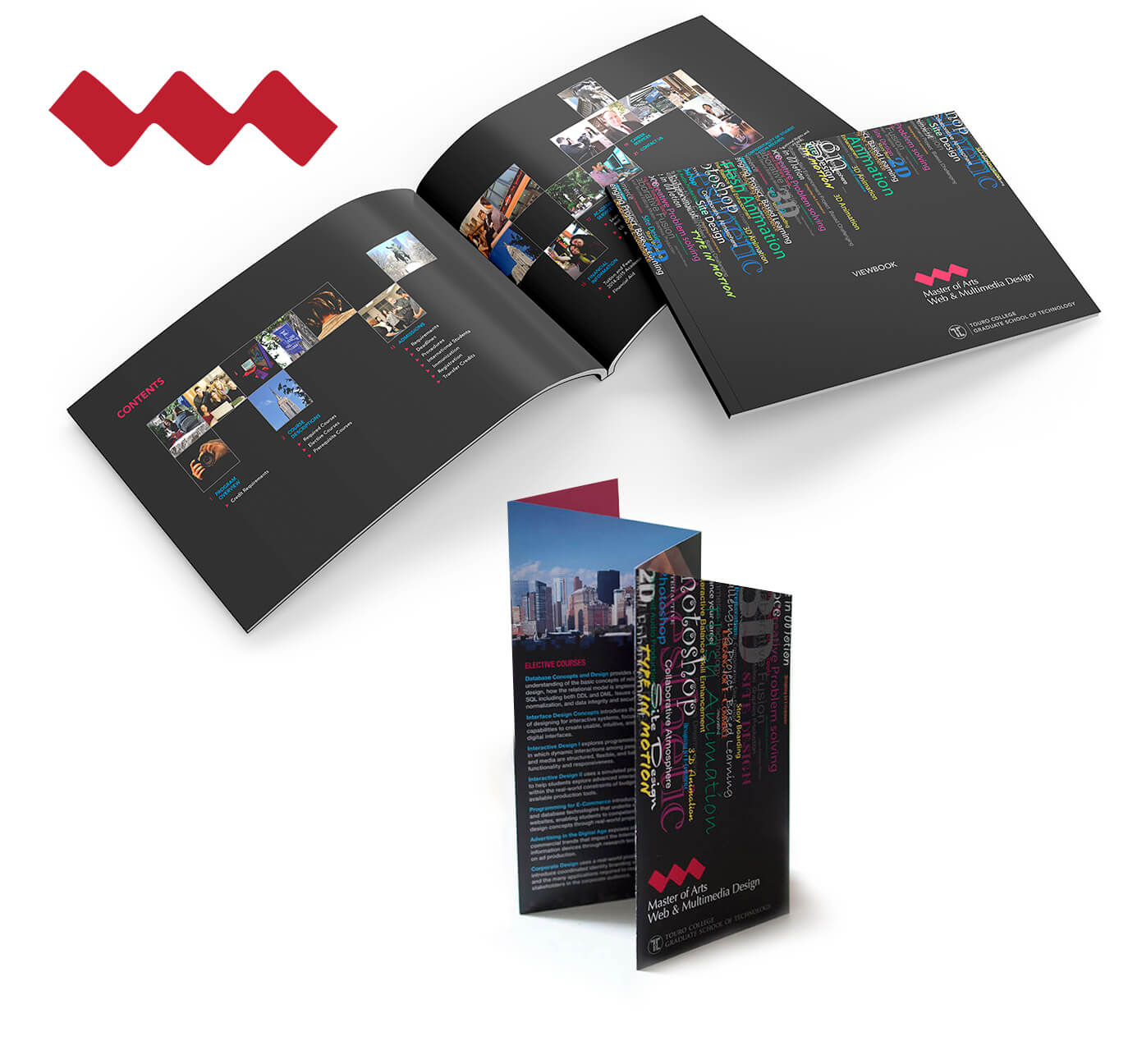 Touro GST Web and Multimedia Design Program Branding