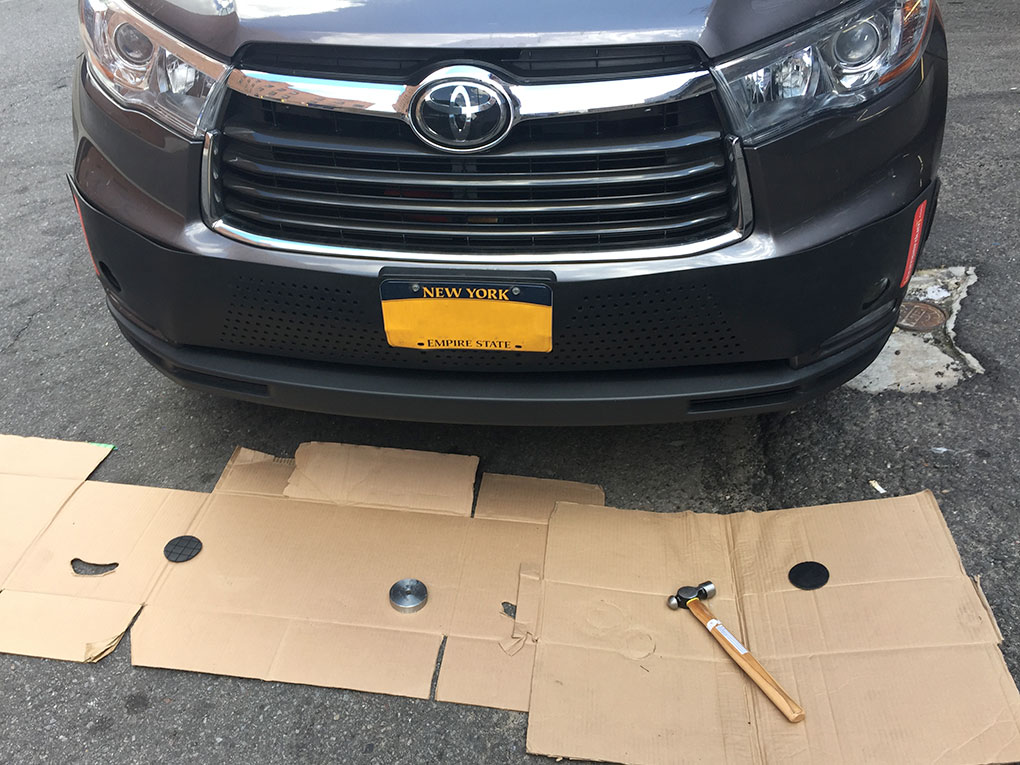 Bumperduo Puncture Ring for Making Clean Fog Lights Holes in Bumper Protector