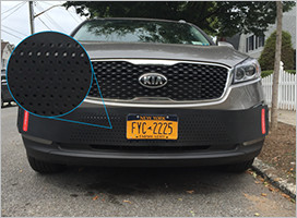 Bumperduo front bumper protector protects car bumper from scratches